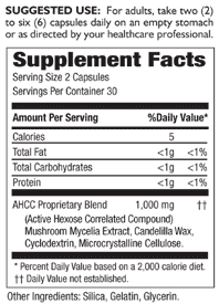 AHCC supplements fact